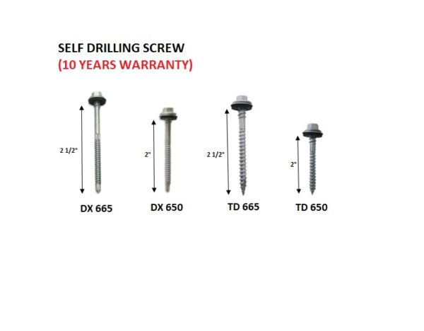 DX TD 665 650 Crest Fixing Roofing Fasteners
